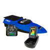 Кораблик для завоза прикормки Shipmaster Амур Синий (Blue) с эхолотом Toslon TF520 и GPS Twin