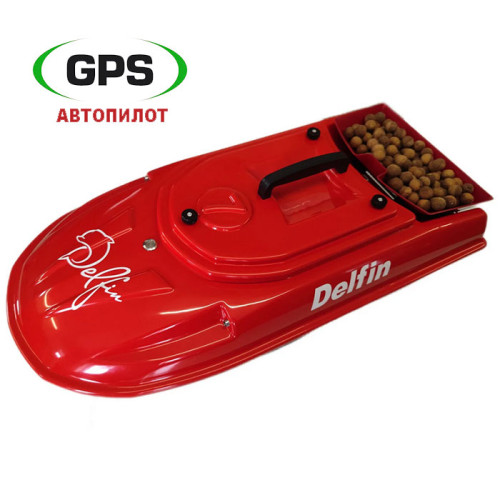 Прикормочный кораблик для карповой ловли Дельфин-7 с автопилотом Twin GPS