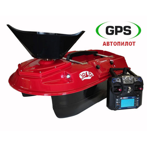 Кораблик для завоза прикормки Дельфин-Орка (ORCA) GPS автопилот "Twin GPS" 33х(9+1)