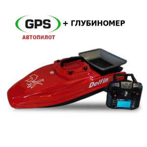 Кораблик Дельфин-X3 с автопилотом Twin GPS и Глубиномером