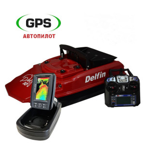 Кораблик Дельфин-10 TF520 с автопилотом Twin GPS