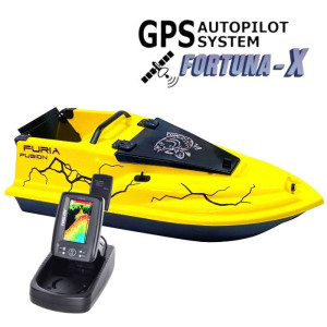 Кораблик Фурия Фюжн с эхолотом Toslon TF520 GPS (Fortuna-X)