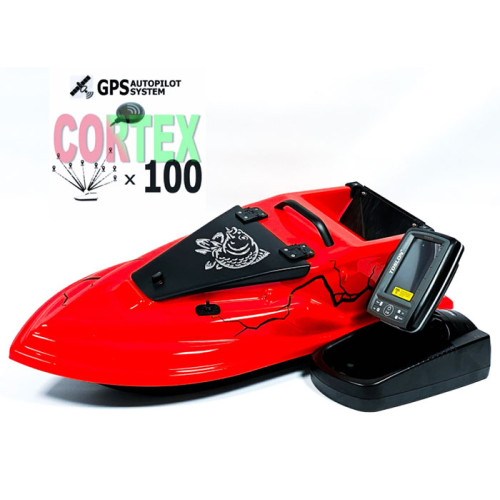 Кораблик для рыбалки Фурия Шторм Красный (Red) TF520 GPS (Maxi Cortex)