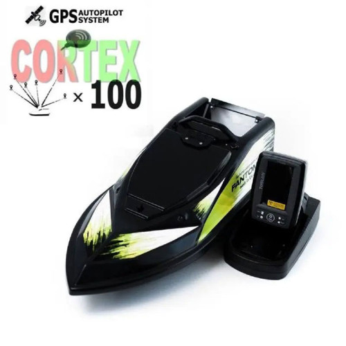 Кораблик для прикормки Фантом Модерн с эхолотом Toslon TF520 и GPS Cortex 9+1