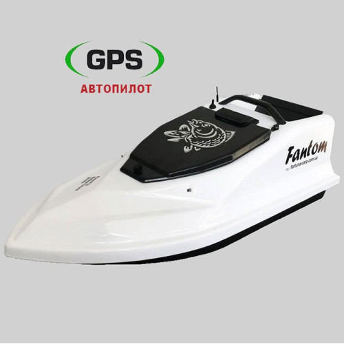 Кораблик для прикормки Фантом Модерн с GPS автопилотом V3 6+1 для рыбалки