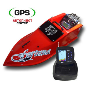 Кораблик Фортуна 27000 с эхолотом Lucky FF918 и GPS (Cortex 6+1)