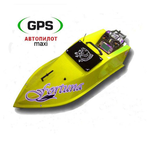 Карповый кораблик Фортуна 45000 mAh с GPS автопилотом третьего поколения V3 для рыбалки на 9+1 точек и 100 водоемов