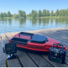 Двухбункерный кораблик Runferry Camarad V4 Red с GPS автопилотом и эхолотом FF918