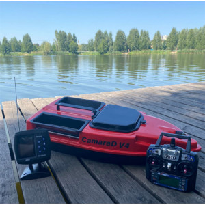 Кораблик Camarad V4 Red с GPS и эхолотом Lucky FF918