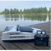 Кораблик для карповой рыбалки Runferry SOLO Mini White (Соло Мини Белый) с GPS автопилотом 100х(9+1)