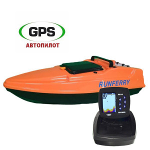 Кораблик Runferry Solo Optima (Orange) + Lucky FF918 + GPS