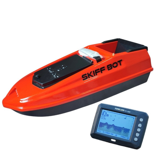 Кораблик Skiff Bot Mini (Red) с эхолотом Toslon TF300 и автопилотом