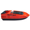 Кораблик в красном цвете Skiff Bot Mini (Red) GPS + эхолот Toslon TF520