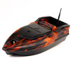 Карповый кораблик Skiff Bot Pro S Красный (аквапринт пламя) с GPS и глубиномером
