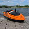 Карповый кораблик Skiff Bot Pro S Оранжевый с глубиномером