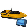 Кораблик Skiff Bot Pro S Желтого цвета с эхолотом Toslon TF300 и автопилотом