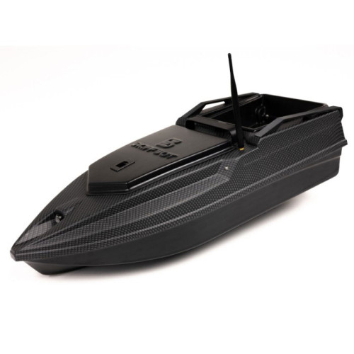 Кораблик для прикормки Skiff Bot Pro S1 Графит (под карбон) с GPS и глубиномером