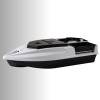 Двухбункерный кораблик Skiff Bot Pro S2 Белый с GPS и Toslon TF300