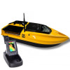 Двухбункерный кораблик Skiff Bot Pro S2 (Yellow) GPS TF520 Желтого цвета